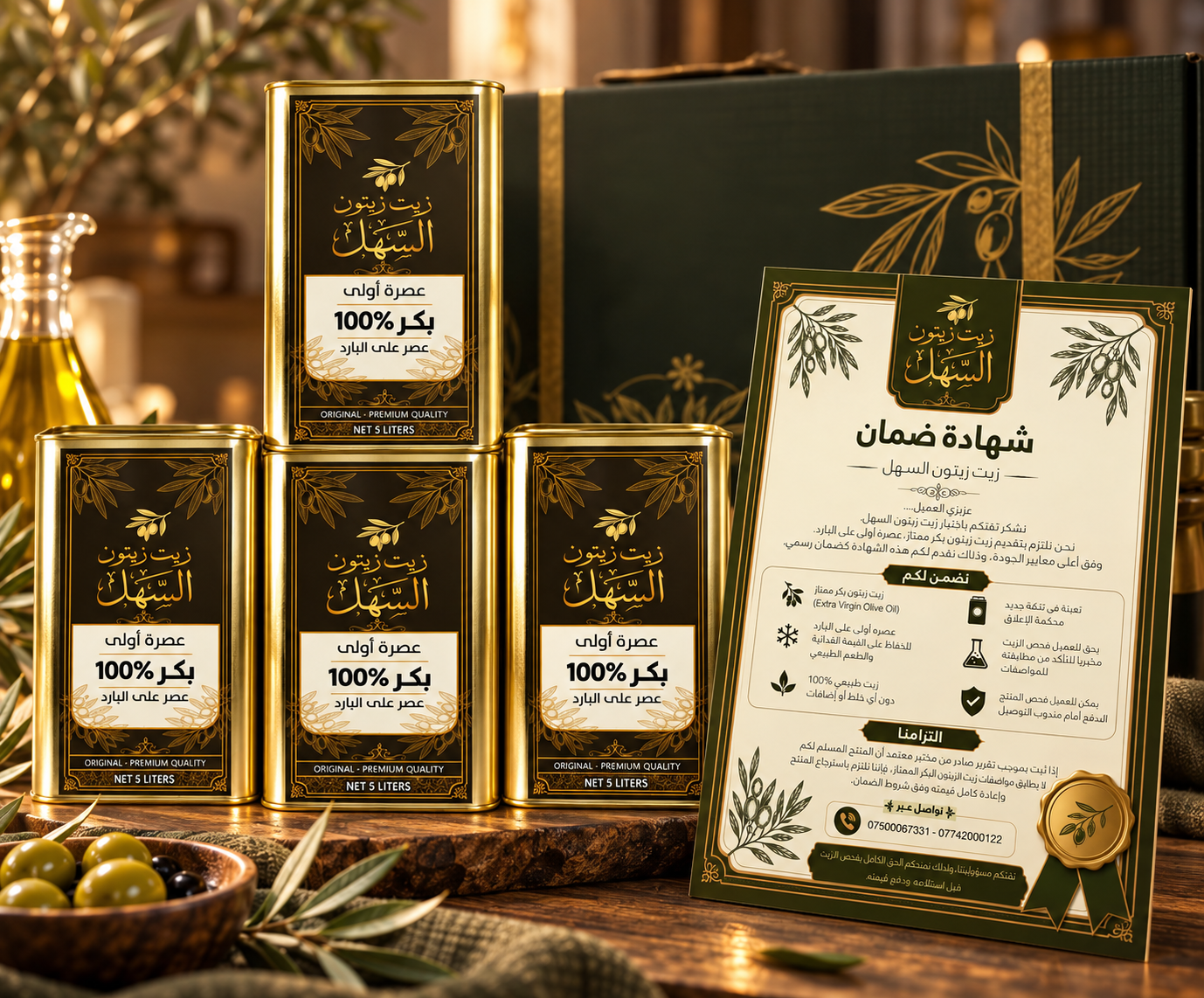 محتويات بكج السهل 5 لتر
